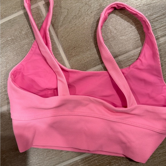 LoveShackFancy Pink Ribbed Activewear Set - Picture 4 of 5